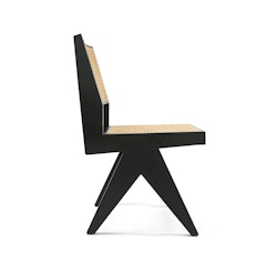 Armless Dining Chair Black