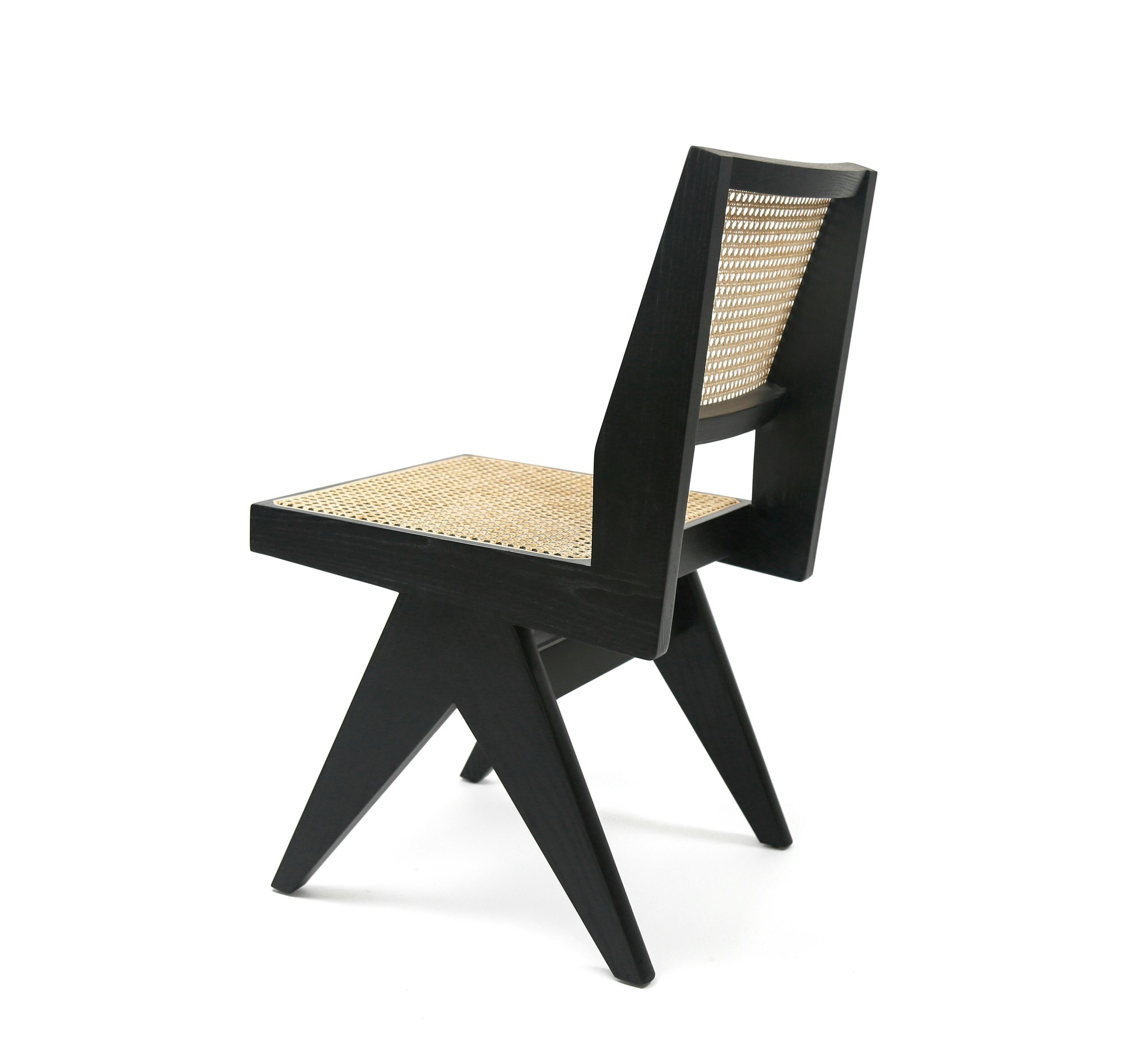 Armless Dining Chair Black