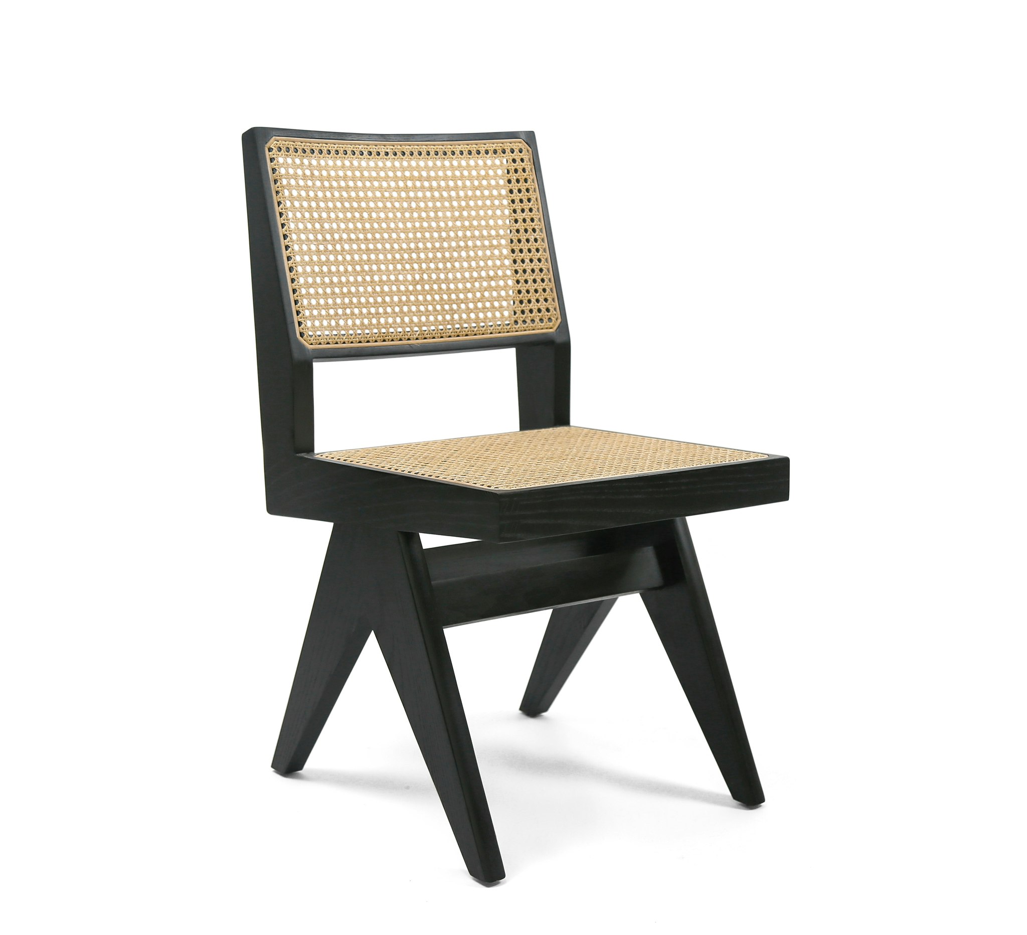 Armless Dining Chair Black