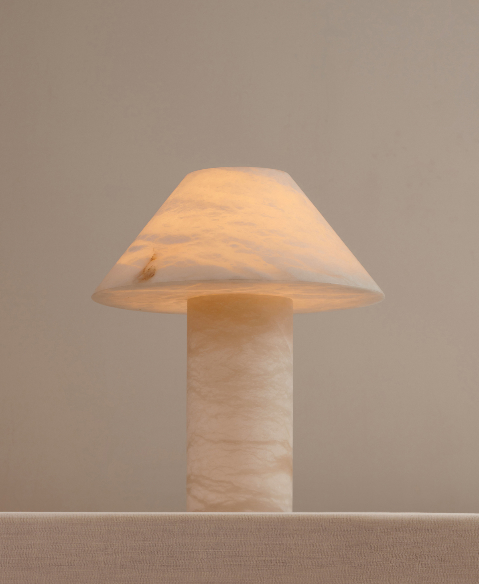 Ella Table Lamp Grand Alabaster