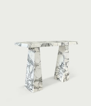 GIA Console Table Arabescato