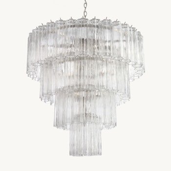 CAPRI chandelier 4 tiers handblown glass