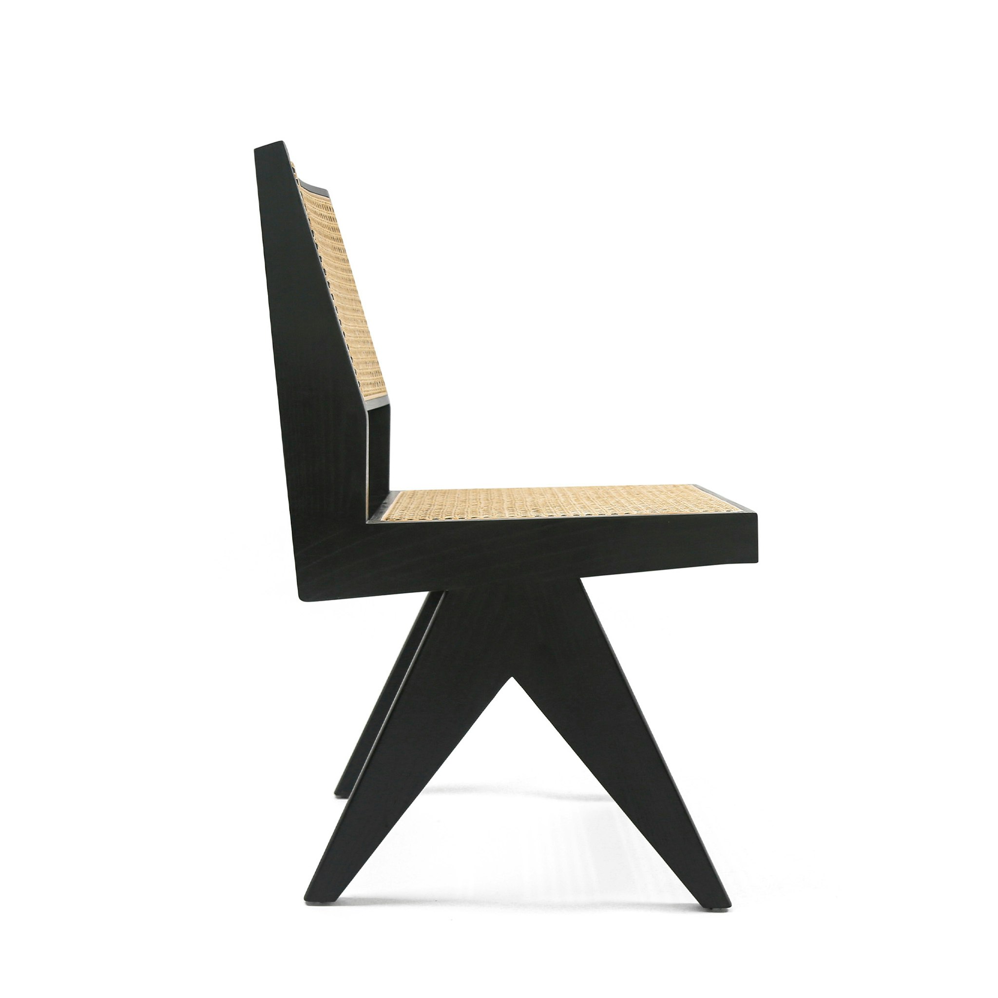 Armless Dining Chair Black