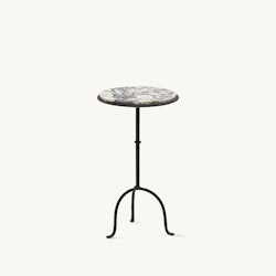 Hand-Forged Martini Table Cacalatta Viola Top