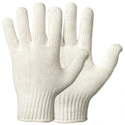 12-pack Granberg® stickade handskar i 100% bomull