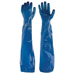 6-pack Granberg® kemikalieresistenta handskar i nitril med lång nitrilmanschett