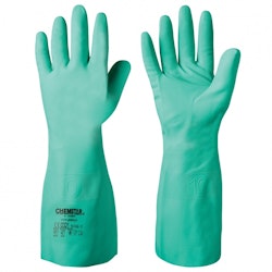 12-pack Chemstar® extra långa kemikalieresistenta handskar i nitril