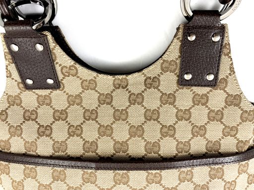 Gucci Monogram GG Brown Tote Bag
