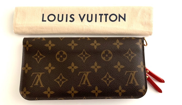 Louis Vuitton Insolite Monogram Canvas Red Long Wallet