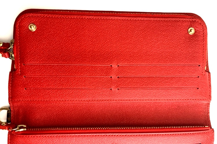 Louis Vuitton Insolite Monogram Canvas Red Long Wallet