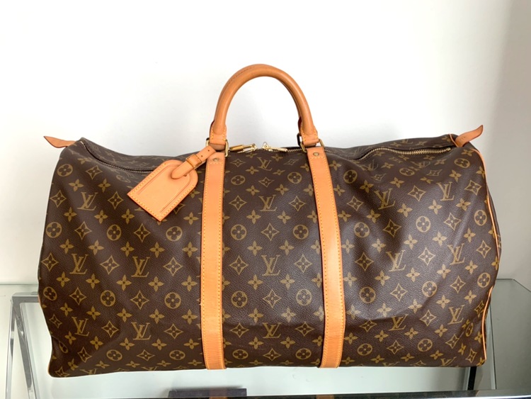 Louis Vuitton Keepall 60 Monogram Canvas Luggage Bag