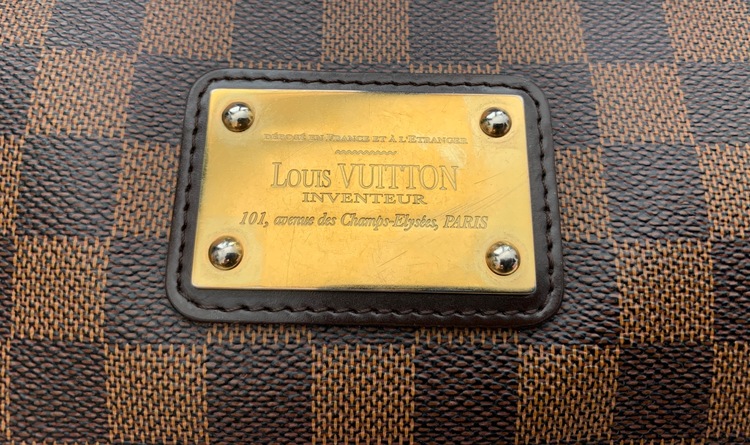 Louis Vuitton Eva Damier Ebene Canvas Bag
