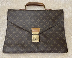 Louis Vuitton Brown Monogram Serviette Conseiller Attache Briefcase