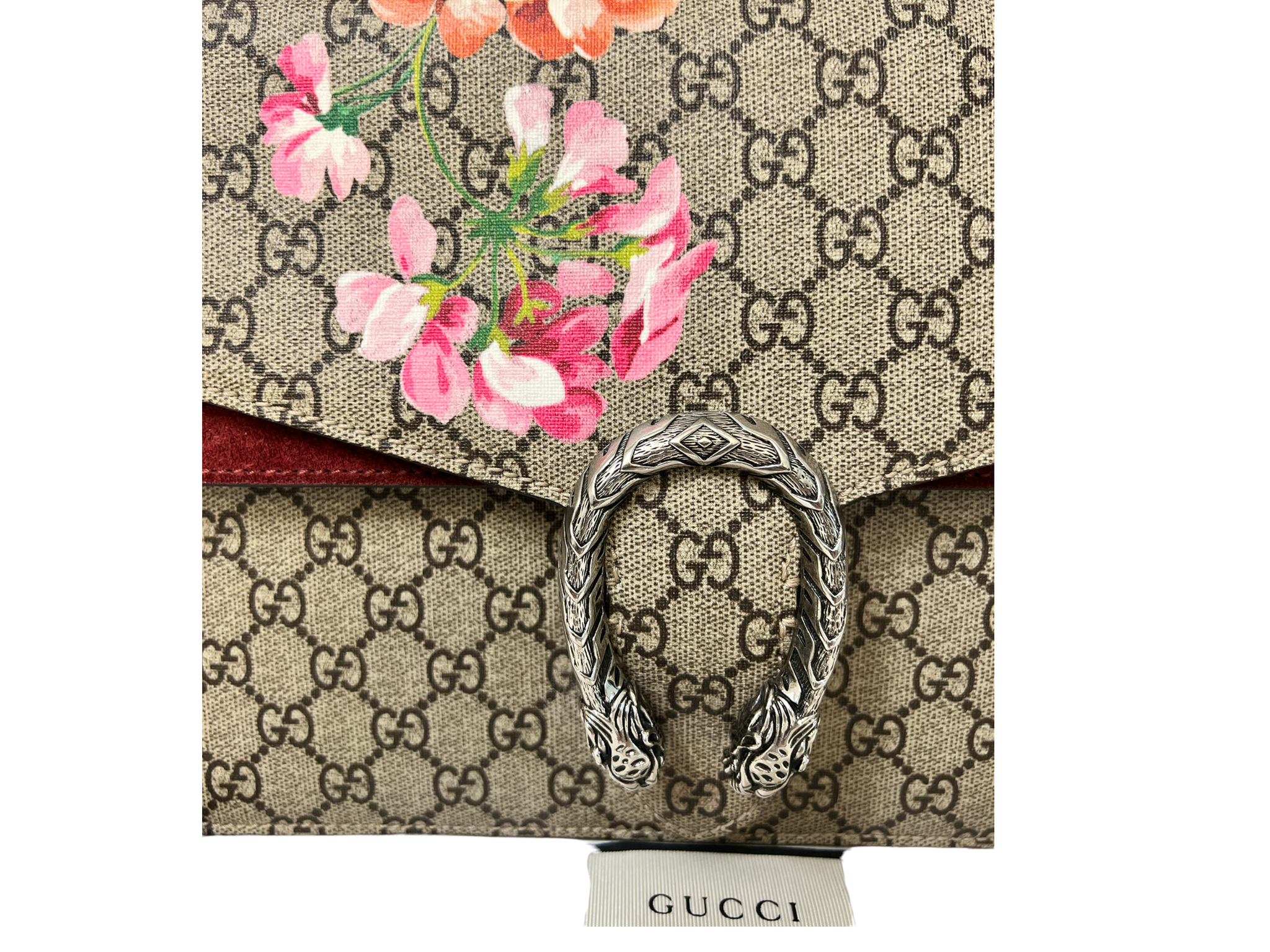 GUCCI GG Supreme Monogram Blooms Print Medium Dionysus Shoulder Bag