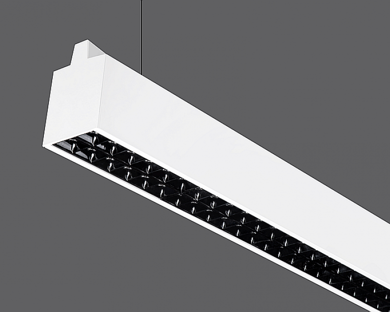 Nord-R Linjär nedpendlad LED armatur