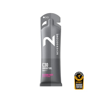 Neversecond C30 Passion Fruit Energy Gel Box 12st