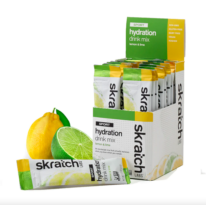 Skratch Labs Sport Hydration Drink Mix (stick pack, 20 pcs) Lemon/Lime
