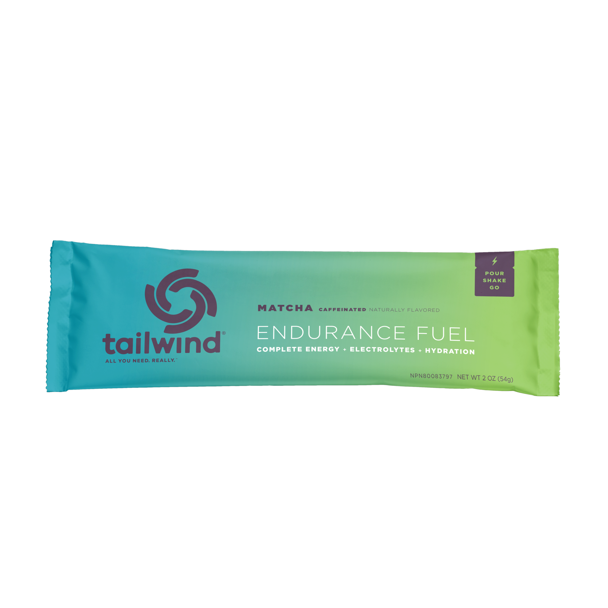 Tailwind Nutrition Stick Pack - Matcha Caffeinated