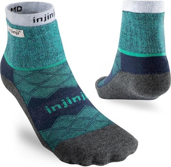 Injinji Men's Liner + Runner Mini-Crew