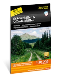 Calazo Skäckerfjällen & Offerdalsfjällen 1:50.000