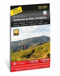 Calazo Högalpin karta: Åreskutan & södra Årefjällen 1:20.000