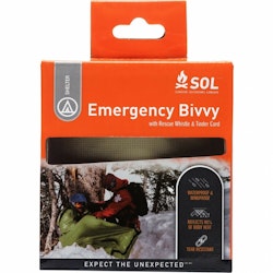 Survive Outdoors Longer SOL Emergency Bivvy w/ Rescue Whistle - OD Green
