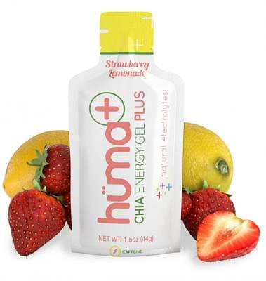 Hüma Gel Plus+ Strawberry lemonade with caffeine, 44g