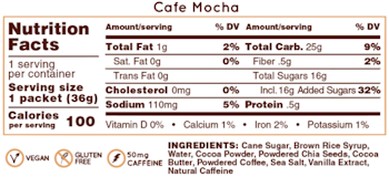 Hüma Gel Café Mocha med koffein, 36g