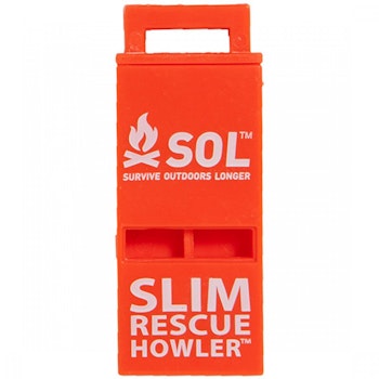 Survive Outdoors Longer Slim Rescue Howler Whistle 2 pack