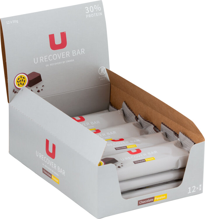 Umara U Recover Protein Bar Chocolate Passion (12x50g)