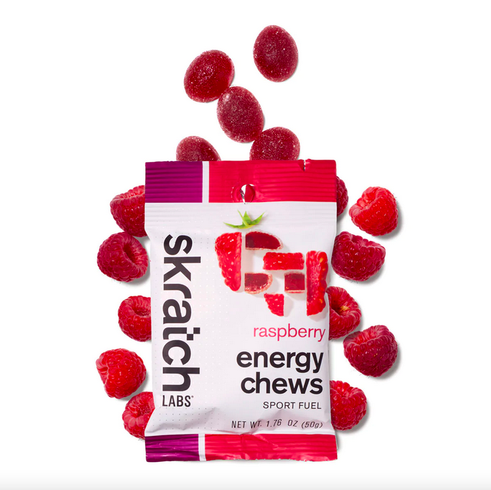 Skratch Labs Sport Energy Chews Raspberry