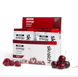 Skratch Labs Sport Energy Chews Sauerkirsche (50 mg Koffein)