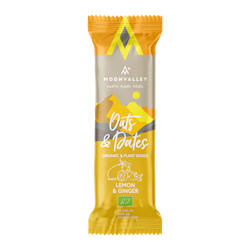 Moonvalley Organic Energy Bar - Lemon & Ginger