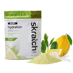 Skratch Labs Sport Hydration Drink Mix (20 portioner) Matcha Green Tea & Lemon (16mg Caffeine)