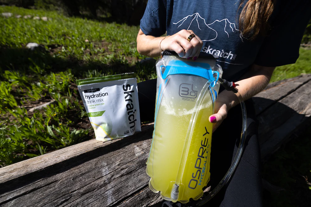 Skratch Labs Sport Hydration Drink Mix (20 portioner) Matcha Green Tea & Lemon (16mg Caffeine)