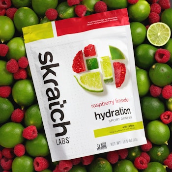 Skratch Labs Sport Hydration Drink Mix Raspberry Limeade (50mg Caffeine)