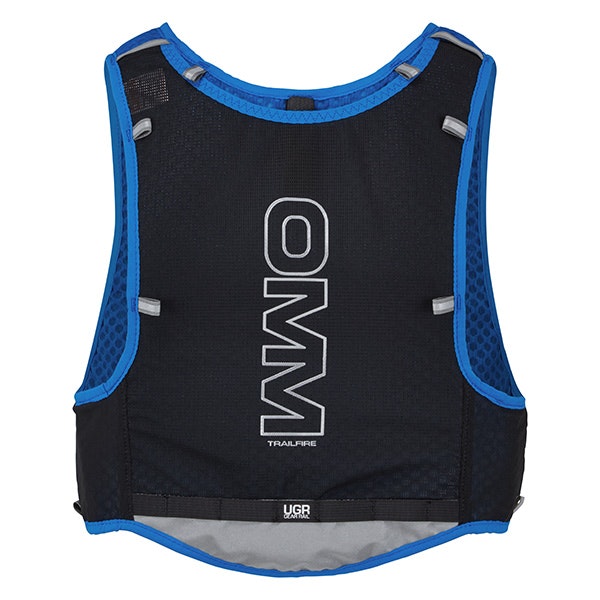 the OMM TrailFire Vest + 2 x 350ml Flexi Flask