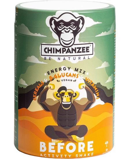 Chimpanzee Energy Shake 420g - Cocoa & Maple Syrup