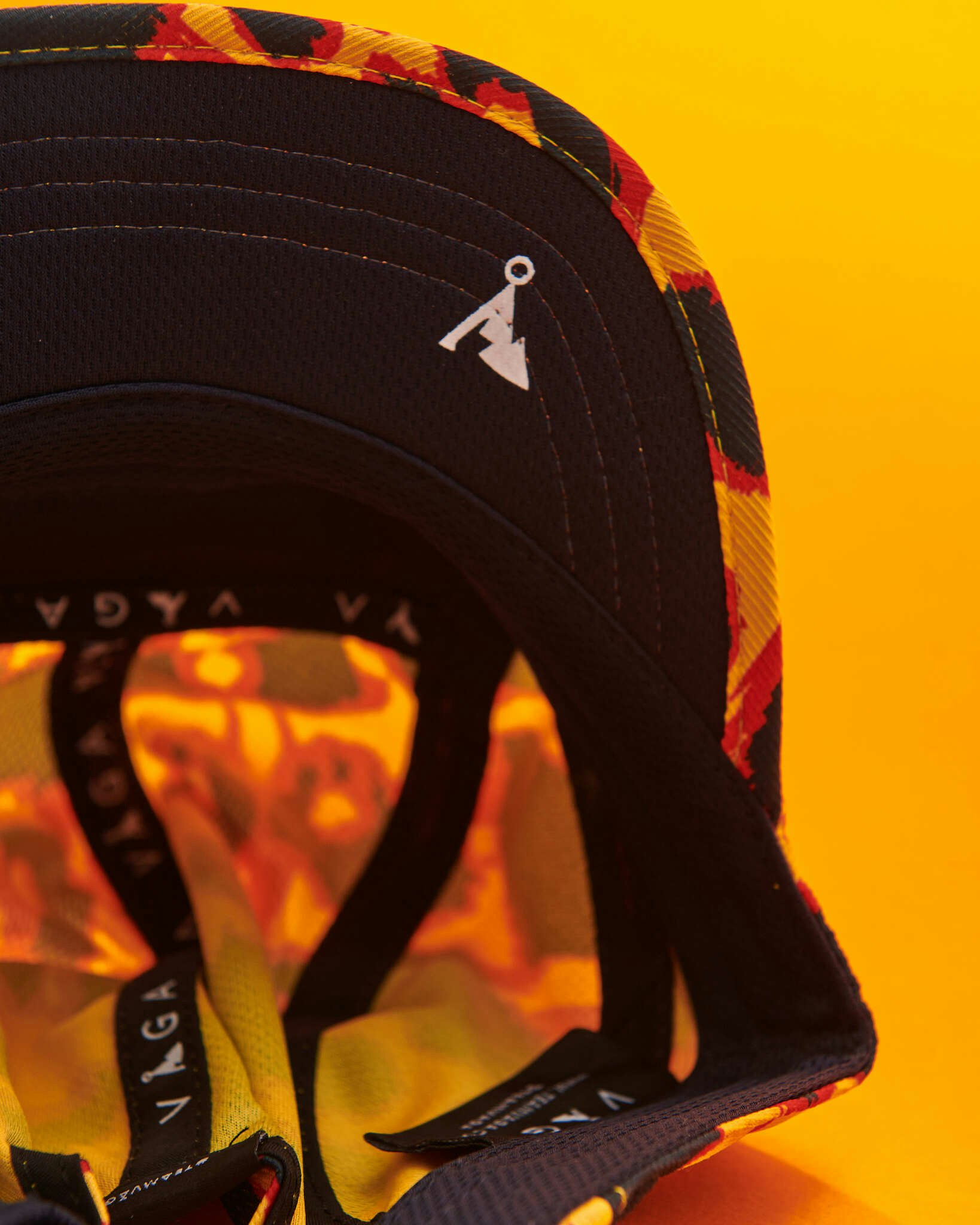 Våga Limited Edition Patterned Club Cap - Burnt Yellow/Orange/Navy