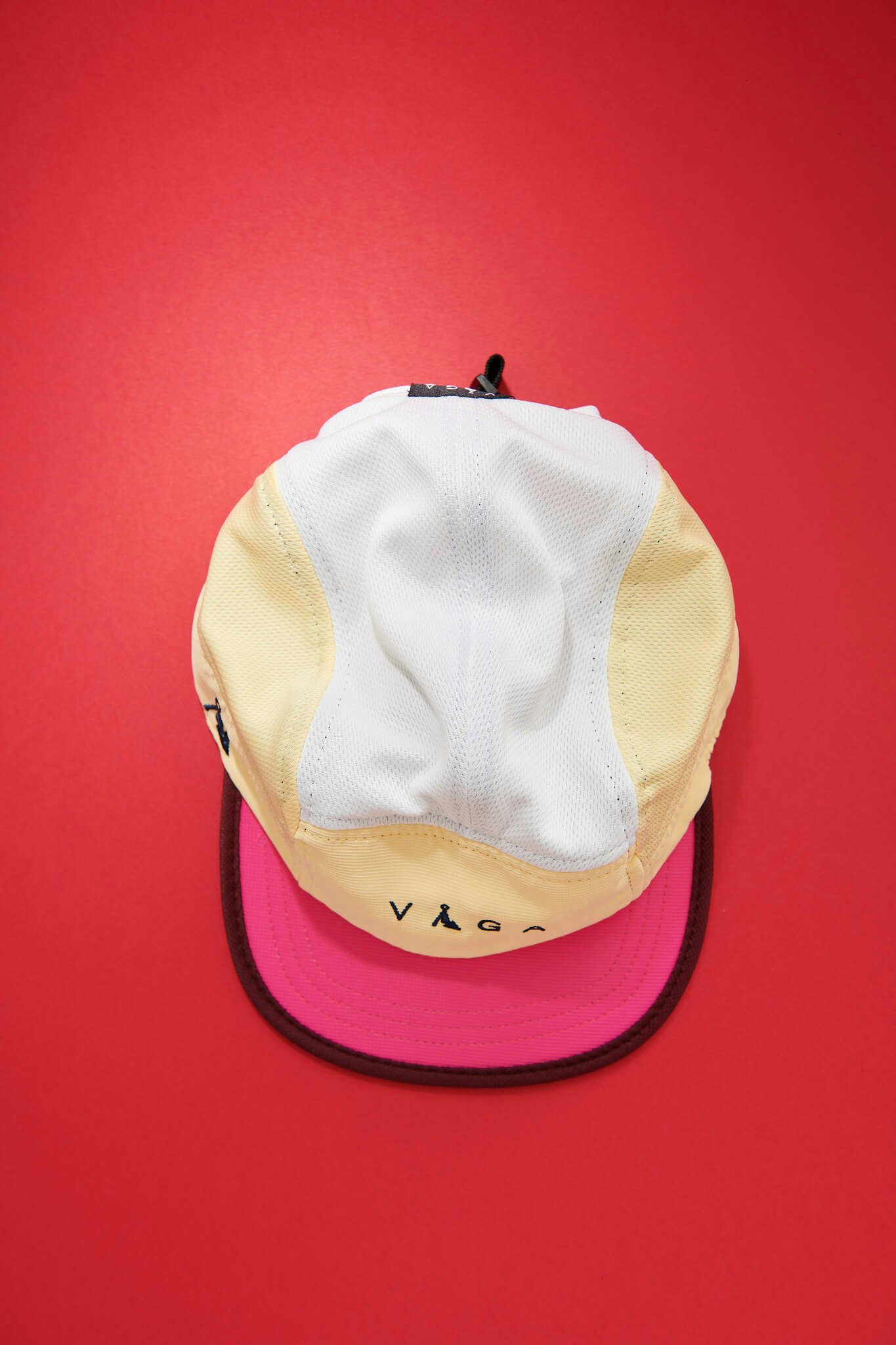 Våga Club Cap - Poster Pink/Pale Yellow/White Bordo