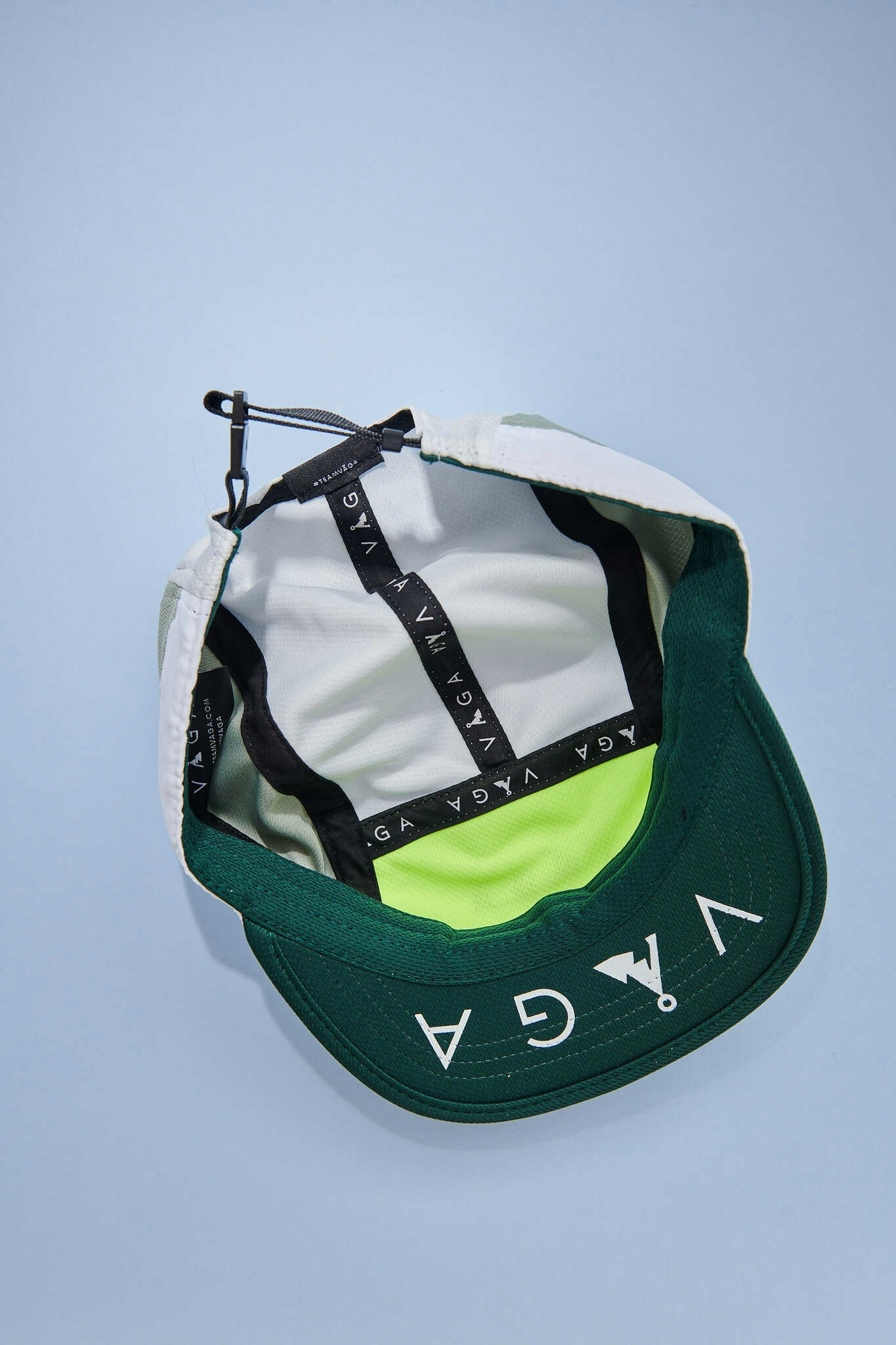 Våga Club Cap - Chalk White/Eucalyptus Green/Neon Yellow/Racing Green