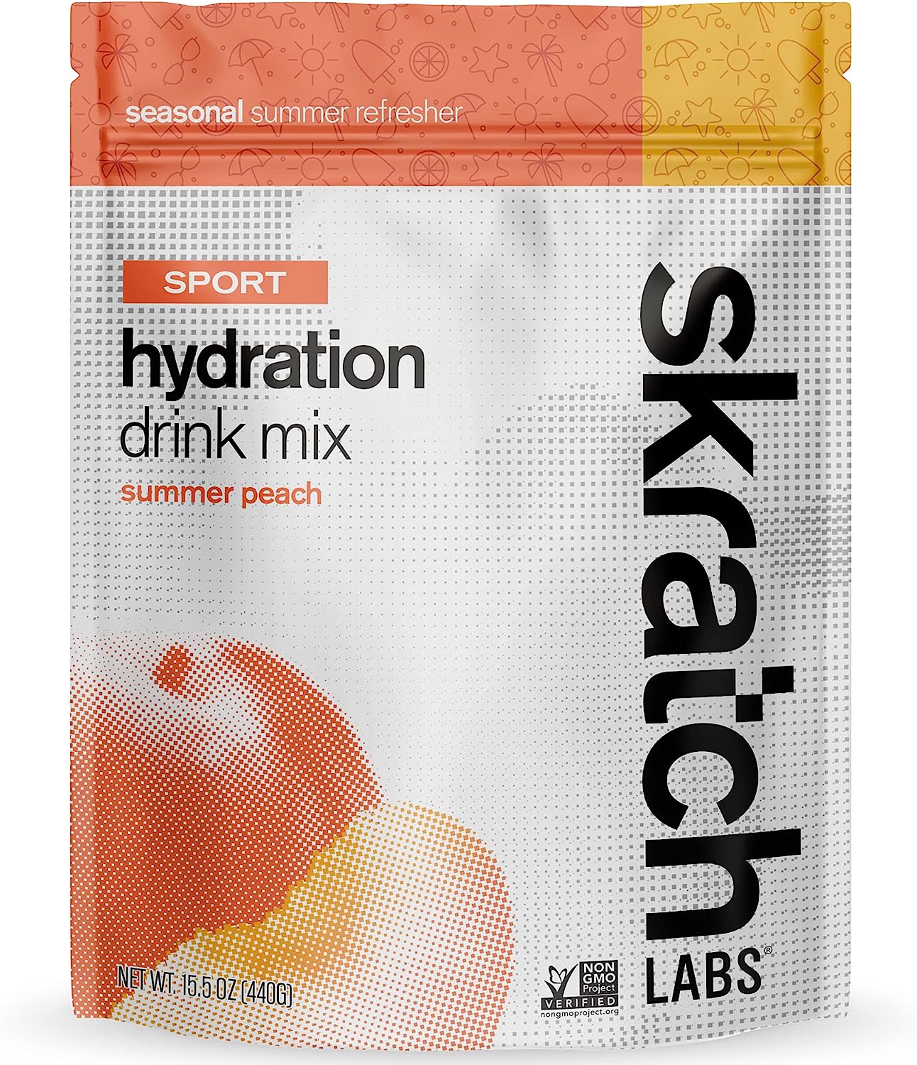 Skratch Labs Sport Hydration Drink Mix (20 portioner) Summer Peach