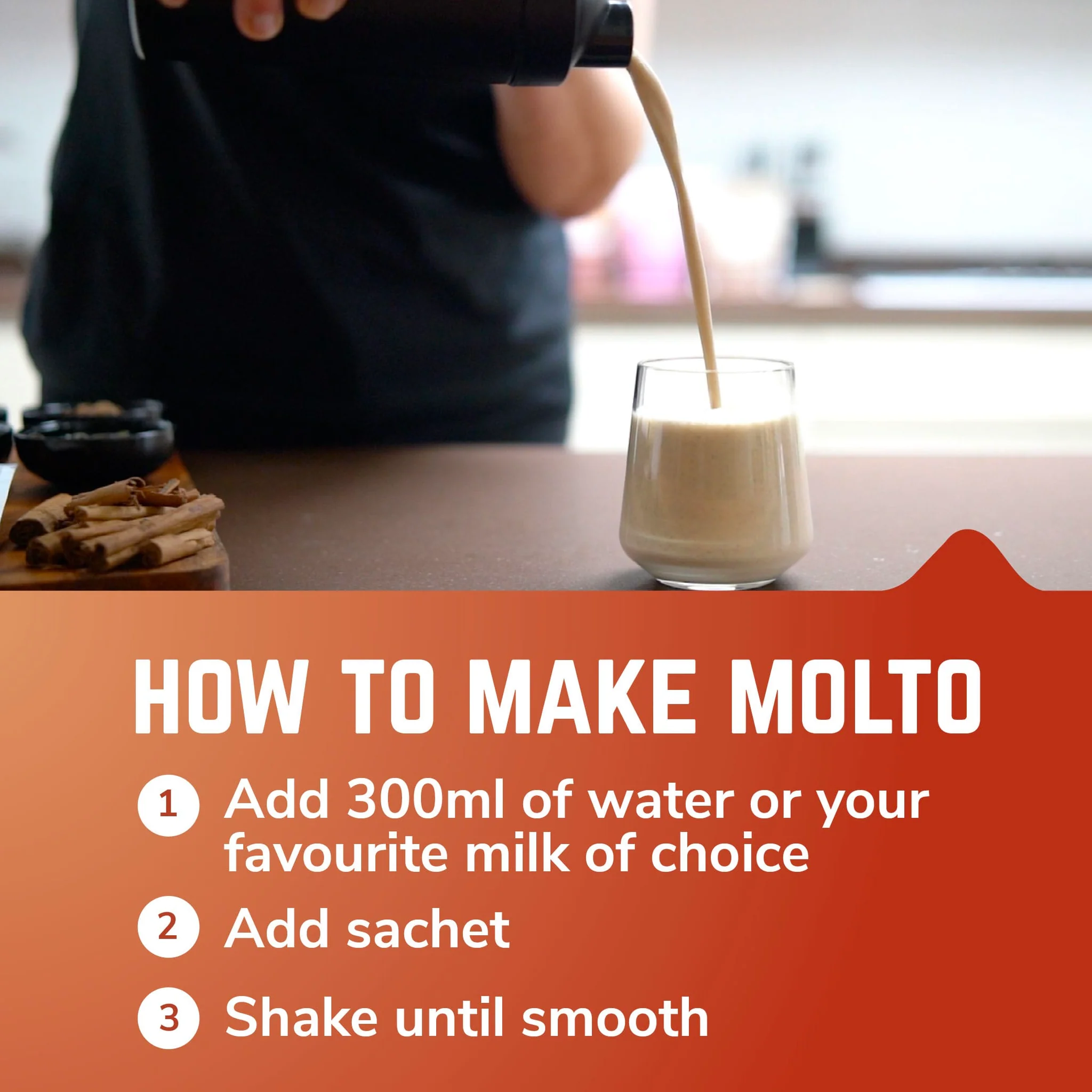 Veloforte Molto Super Protein Shake Vanilla & Cinnamon