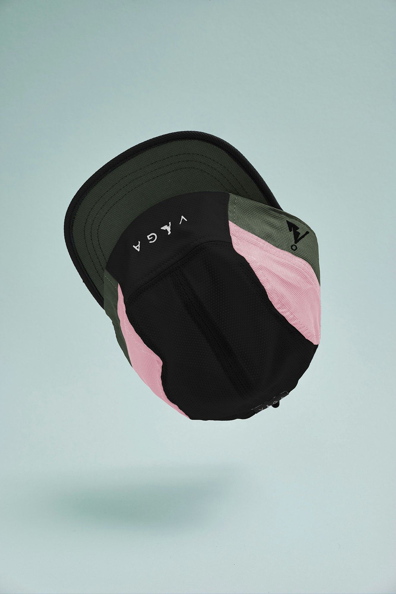 Våga Club Cap - Black/Pink/Utility Green