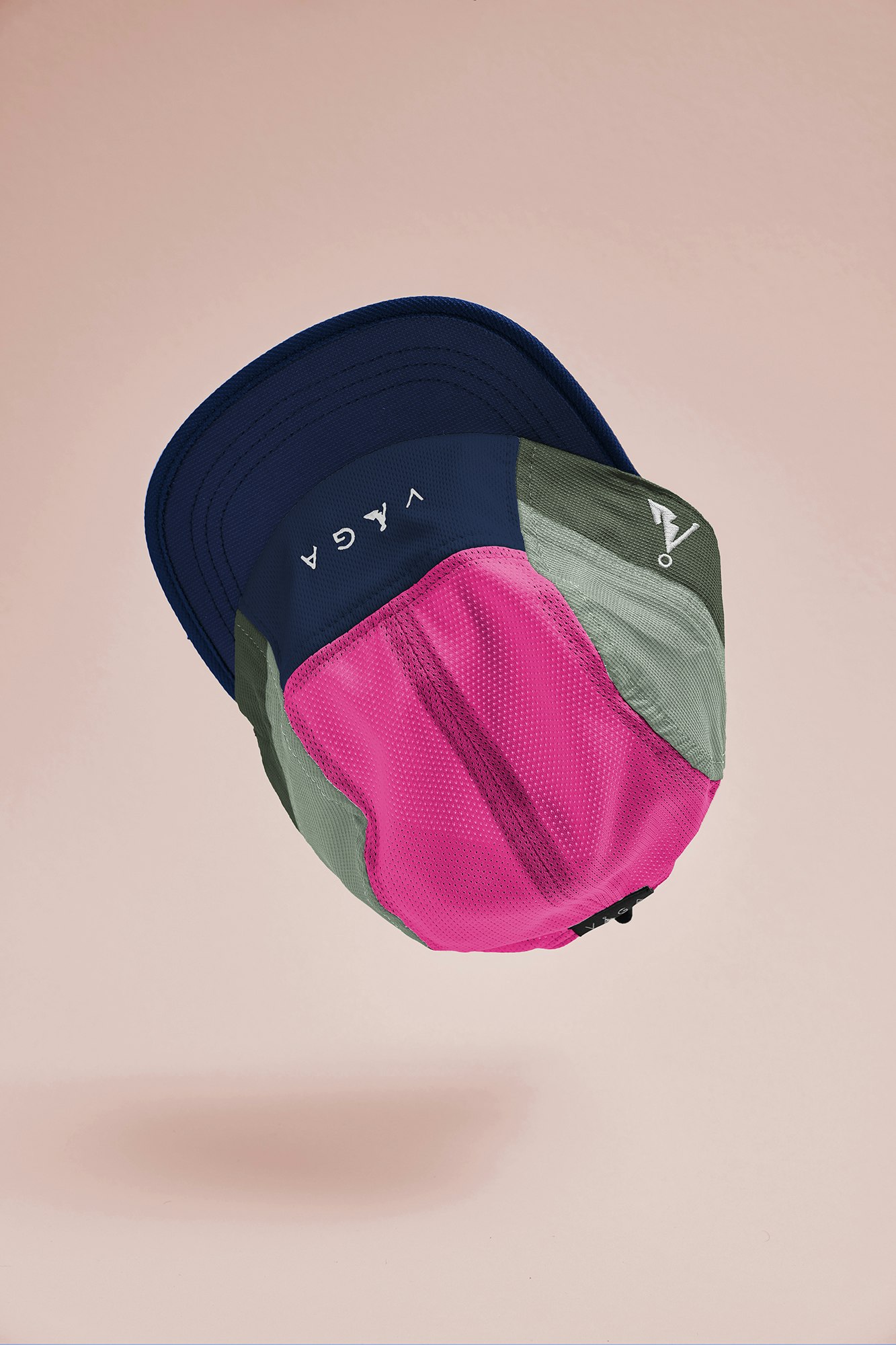 Våga Club Cap - Navy/Poster Pink/Mint Blue/Utility Green