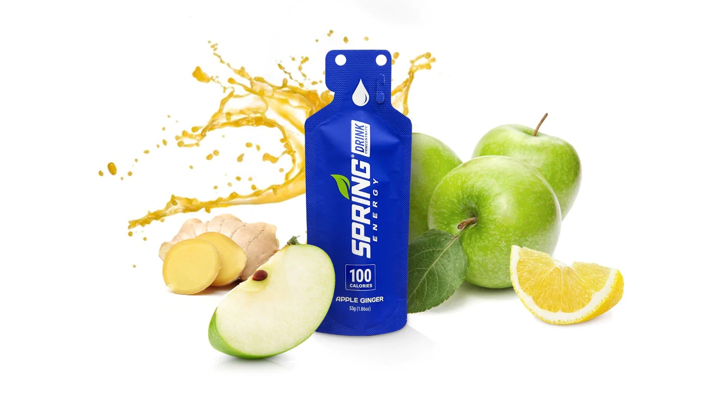 Spring Energy ELECTRORIDE - Apple Ginger Hydration & Energy Mix - 100 Kcal