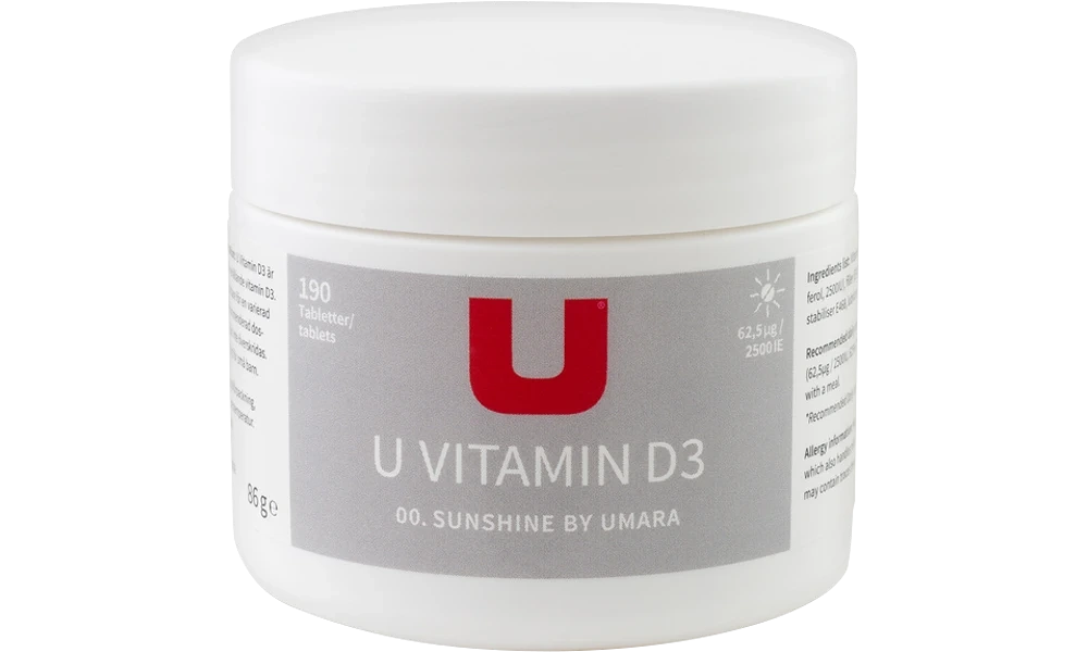 Umara Vitamin D3 2500IE (190st)