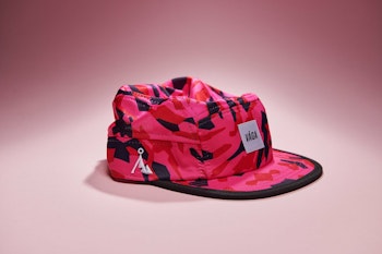 Våga Limited Edition Patterned Club Cap - Flame Red/Poster Pink/Navy