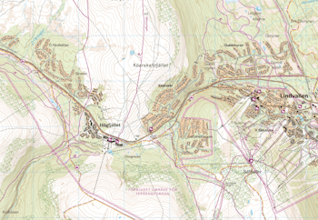 Calazo Sälenfjällen 1:25.000