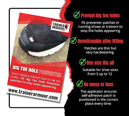 Trainer Armor Big Toe Hole Preventer